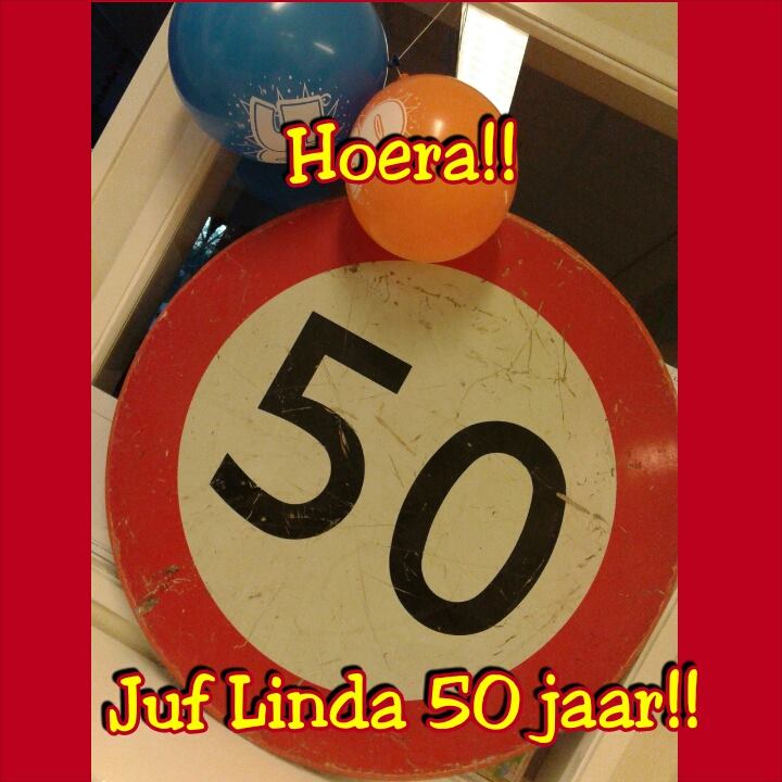 Hieperdepiep hoera voor juf Linda!