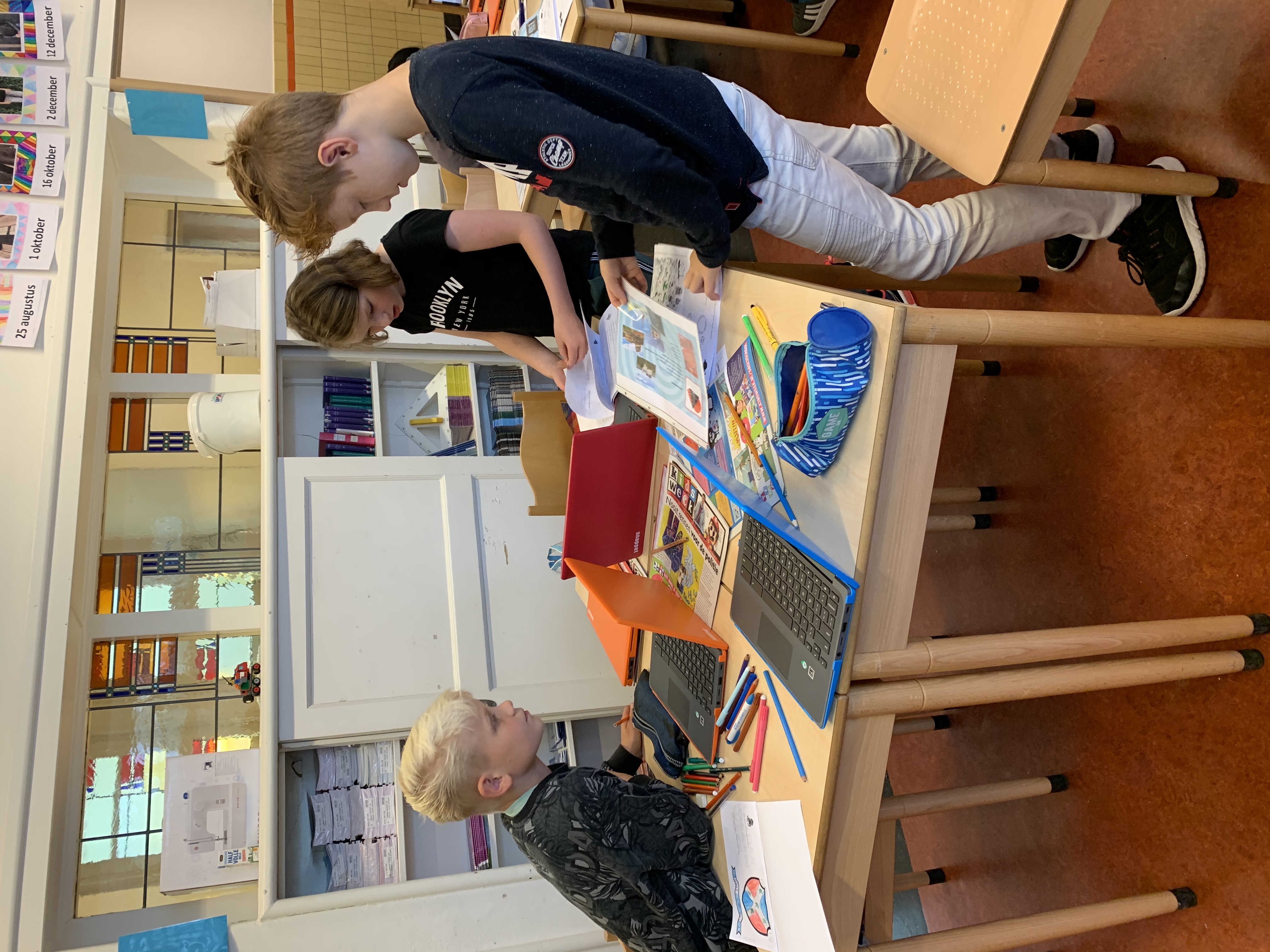 Bezoek van de bibliotheek 