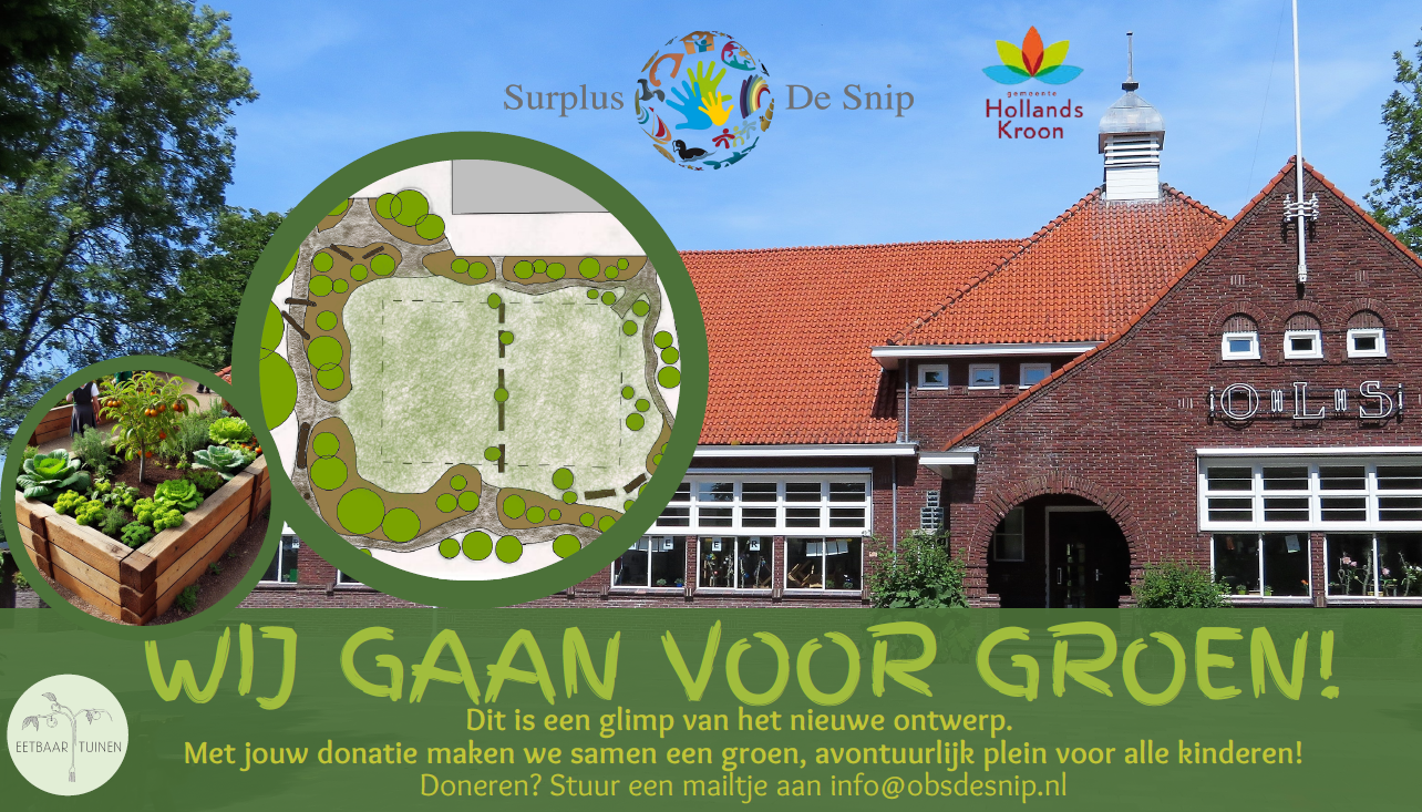 Vergroening schoolplein OBS De Snip